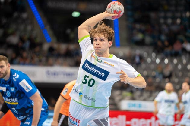 Handball I Herren I Saison 2025-2026 I Bundesliga I 11. Spieltag I TVB Stuttgart - HSG Wetzlar I 04.12.2025 Lion Zacharias (50, HSG Wetzlar) Stuttgart Porsche Arena Baden-Württemberg Deutschland Copyright: xLobeca MaxxPetershansx