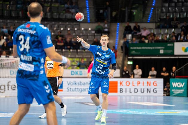 Handball I Herren I Saison 2025-2026 I Bundesliga I 11. Spieltag I TVB Stuttgart - HSG Wetzlar I 04.12.2025 Torben Matzken (22, TVB Stuttgart) Stuttgart Porsche Arena Baden-Württemberg Deutschland Copyright: xLobeca MaxxPetershansx