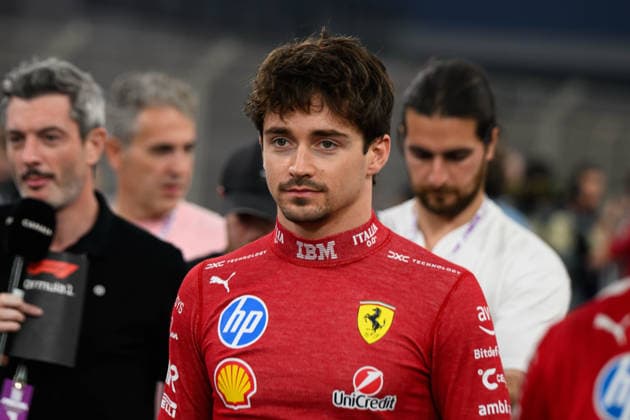 F1 Grand Prix of Abu Dhabi - Previews Charles Leclerc of the Scuderia Ferrari HP F1 Team participates in Media Day on Yas Island, Abu Dhabi, on December 4, 2025. Abu Dhabi United Arab Emirates  Copyright: xAhmadxAlShehabx originalFilename:alshehab-formula1251204_npqvE.jpg