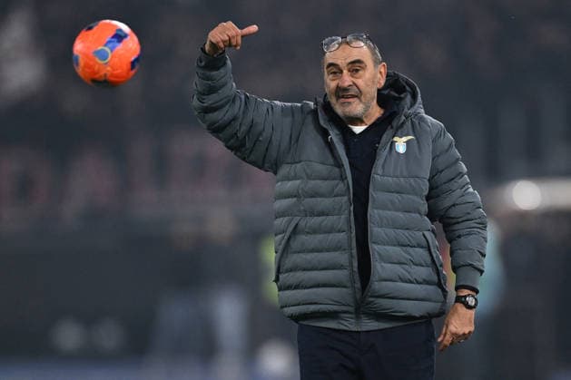 CALCIO - Coppa Italia - SS Lazio vs AC Milan Maurizio Sarri, coach of S.S. Lazio, particPhoto by IPA ABACAPRESS.COMtes in the round of 16 of the Coppa Italia Frecciarossa between S.S. Lazio and A.C. Milan at the Olympic Stadium on December 4, 2025 in Rome, Italy. Rome Italy  Copyright: xIPAxSport ABACAx