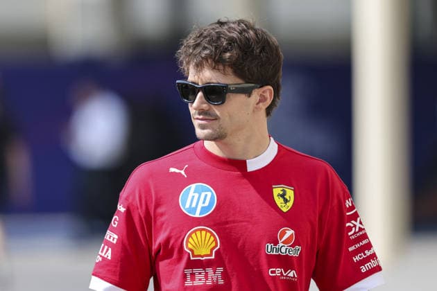 ABU DHABI, UNITED ARAB EMIRATES - DECEMBER 4: Charles Leclerc of Monaco and Scuderia Ferrari arrives at the track during previews ahead of the F1 Grand Prix of Abu Dhabi at Yas Marina Circuit on December 4, 2025 in Abu Dhabi, United Arab Emirates. (Photo by Paddocker) Copyright: xQIANxJUNxMotorsportxMedia Paddocx Sportspressphoto_SPR70090