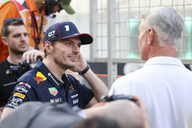 ABU DHABI, UNITED ARAB EMIRATES - DECEMBER 4: Max Verstappen of the Netherlands and Oracle Red Bull Racing looks on during previews ahead of the F1 Grand Prix of Abu Dhabi at Yas Marina Circuit on December 4, 2025 in Abu Dhabi, United Arab Emirates. (Photo by Paddocker) Copyright: xQIANxJUNxMotorsportxMedia Paddocx Sportspressphoto_SPR70133