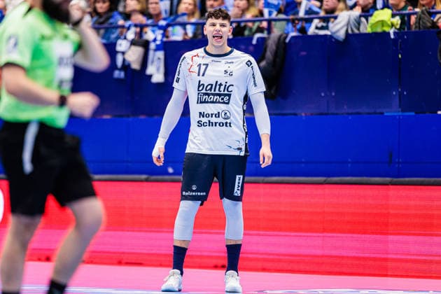 Marko Grgic (SG Flensburg-Handewitt, 17) GER, TBV Lemgo Lippe vs. SG Flensburg-Handewitt, Handball, 1. Bundesliga, 15. Spieltag, Spielzeit 2025 2026, 04.12.2025 GER, TBV Lemgo Lippe vs. SG Flensburg-Handewitt, Handball, 1. Bundesliga, 15. Spieltag, Spielzeit 2025 2026, 04.12.2025 Lemgo Copyright: xEibner-Pressefoto JanxRollingerx EP_JSK