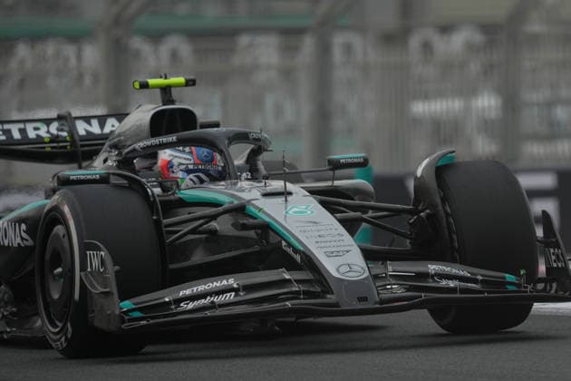 Formula 1 Etihad Airways Abu Dhabi Grand Prix 2025 05.12.2025, Yas Marina Circuit, Abu Dhabi, Formula 1 Etihad Airways Abu Dhabi Grand Prix 2025 , im Bild Andrea Kimi Antonelli (ITA), Mercedes-AMG Petronas Formula One Team