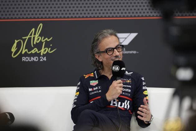 05.12.2025, Yas Marina Circuit, Abu Dhabi, Formula 1 Etihad Airways Abu Dhabi Grand Prix 2025 , im Bild Teamchef Laurent Mekies (Oracle Red Bull Racing) (Photo by Hasan Bratic DeFodi Images)