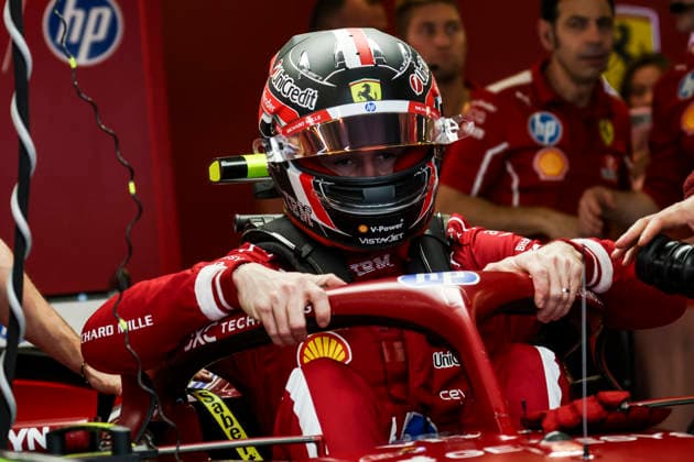 F1 - ABU DHABI GRAND PRIX 2025 LECLERC Arthur (mco), Scuderia Ferrari SF-25, portrait during the 2025 Formula 1 Abu Dhabi Grand Prix, 24th round of the 2025 FIA Formula One World Championship, WM, Weltmeisterschaft from December 05 to 07, 2025 on the Yas Marina Circuit, in Abu Dhabi, United Arab Emirates - Abu DhabiUnited Arab Emirates  Copyright: xXavixBonillax