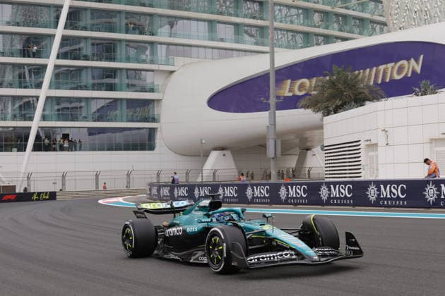 F1 - ABU DHABI GRAND PRIX 2025 35 CRAWFORD Jak (usa), Aston Martin F1 Team AMR25, action during the 2025 Formula 1 Abu Dhabi Grand Prix, 24th round of the 2025 FIA Formula One World Championship, WM, Weltmeisterschaft from December 05 to 07, 2025 on the Yas Marina Circuit, in Abu Dhabi, United Arab Emirates - Abu DhabiUnited Arab Emirates  Copyright: xDPPIx
