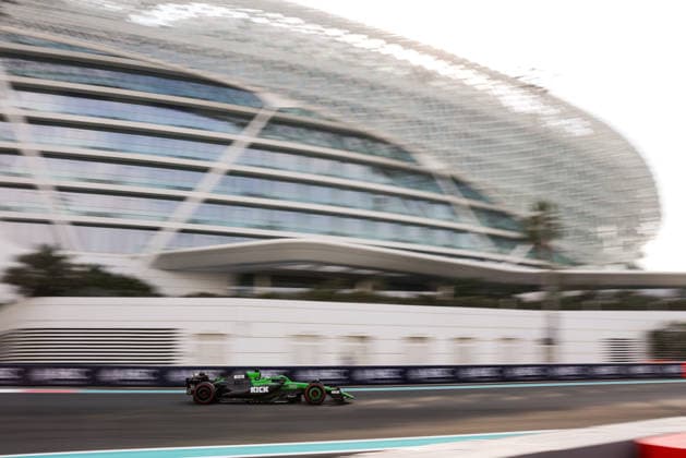 F1 - ABU DHABI GRAND PRIX 2025 27 HULKENBERG Nico (ger), Stake F1 Team Kick C45, action during the 2025 Formula 1 Abu Dhabi Grand Prix, 24th round of the 2025 FIA Formula One World Championship, WM, Weltmeisterschaft from December 05 to 07, 2025 on the Yas Marina Circuit, in Abu Dhabi, United Arab Emirates - Abu DhabiUnited Arab Emirates  Copyright: xANTONINxVINCENTx