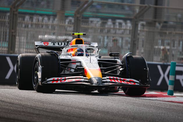 F1 - ABU DHABI GRAND PRIX 2025 40 IWASA Ayumu (jpn), Racing Bulls VCARB02, action during the 2025 Formula 1 Abu Dhabi Grand Prix, 24th round of the 2025 FIA Formula One World Championship, WM, Weltmeisterschaft from December 05 to 07, 2025 on the Yas Marina Circuit, in Abu Dhabi, United Arab Emirates - Abu DhabiUnited Arab Emirates  Copyright: xANTONINxVINCENTx