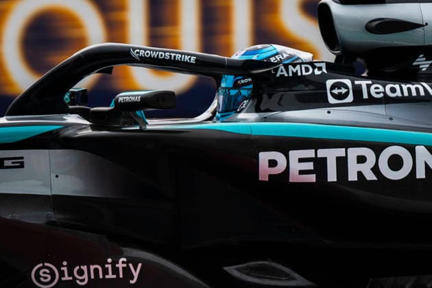 Formula 1 Etihad Airways Abu Dhabi Grand Prix 2025 Loïs Gelbart Carrasco OVERTAKE MAXPPP - Abu Dhabi 05 12 2025 63 RUSSELL George (gbr), Mercedes AMG Petronas, action at the Formula 1 Etihad Airways Abu Dhabi Grand Prix 2025, the 24th round of the 2025 FIA Formula 1 World Championship, WM, Weltmeisterschaft at Yas Marina Circuit in Abu Dhabi, United Arab Emirates, from 4 to 7 December 2025 Abu Dhabi Yas Marina Circuit United Arab Emirates  Copyright: xOVERTAKE MAXPPPxLoïsxGelbartxCarrascox OVT202512054882 OVT202512054882