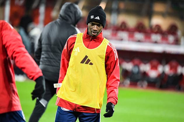 FOOTBALL : Stade Brestois 29 vs AS Monaco - Ligue 1 - JournÃ e 15 - 05 12 2025 Kamory Doumbia (Stade Brestois) BrestFrance  Copyright: xBaptistexAutissierx