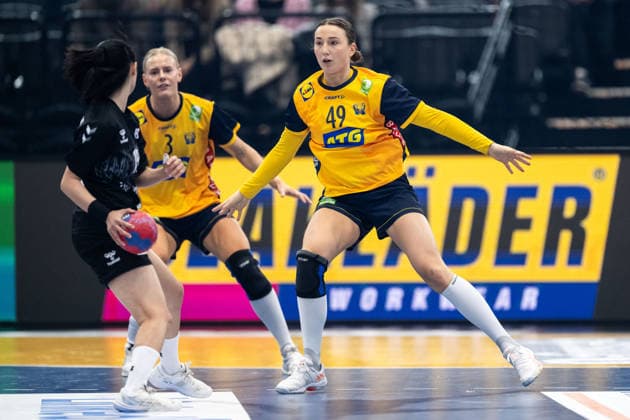 251205 Olivia Löfqvist of Sweden during the 2025 IHF Women™s World Championship, WM, Weltmeisterschaft handball match between Sweden and South Korea on December 5, 2025 in Dortmund. Photo: Emma Wallskog BILDBYRAN COP 320 EW0603 handball handboll handball bbeng vm handball-vm handbolls-vm ihf handball world championship world handball championship 2025 world championship 2025 sverige sweden south korea dam Copyright: EMMAxWALLSKOG BB251205EW114
