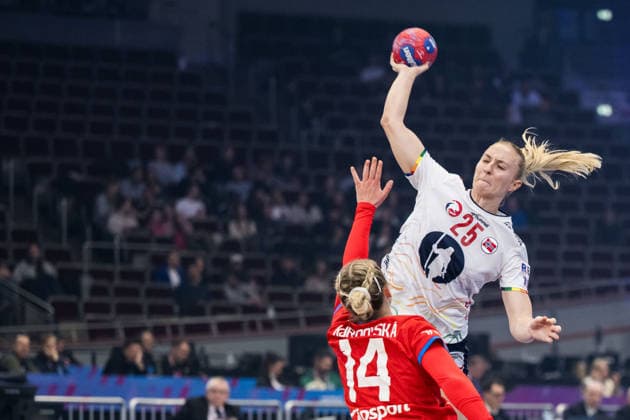 251205 Henny Ella Reistad of Norway during the 2025 IHF Women™s World Championship, WM, Weltmeisterschaft handball match between Czech Republic and Norway on December 5, 2025 in Dortmund. Photo: Emma Wallskog BILDBYRAN COP 320 EW0604 handball handboll handball handboll handball bbeng vm handball-vm handbolls-vm ihf handball world championship world handball championship 2025 world championship 2025 tjeckien norway norge czech republic dam bbeng norge norway Copyright: EMMAxWALLSKOG BB251205EW119