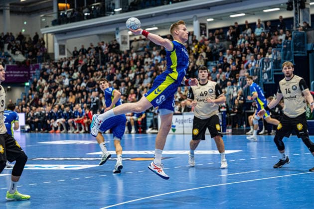 Daikin Handball Bundesliga, VfL Gummersbach - Bergischer Handballclub 06 05.12.2025 Ellidi Vidarsson (VfL Gummersbach, 4), ; Daikin Handball Bundesliga, VfL Gummersbach - Bergischer Handballclub 06 05.12.2025 Copyright: xBEAUTIFULxSPORTS Erlhofx