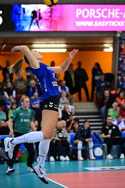RECORD DATE NOT STATED Spielszene 1. Volleyball Bundesliga Frauen: Allianz MTV Stuttgart gegen VfB Suhl LOTTO Thüringen, am 05.12.2025. Volleyball Spielszene Copyright: xMichaelxGelhardtx