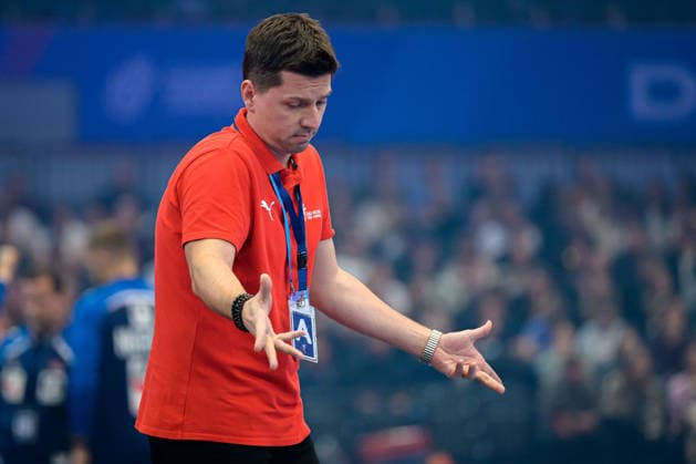 Handball, Frauen WM, Tschechien - Norwegen Trainer Tomas Hlavaty (Tschechien) Dortmund Hotel Nordrhein-Westfalen Deutschland