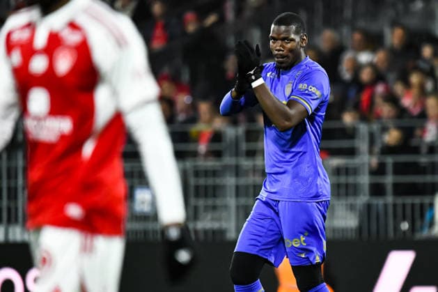 FOOTBALL : Stade Brestois 29 vs AS Monaco - Ligue 1 - JournÃ e 15 - 05 12 2025 Paul Pogba (AS Monaco) BrestFrance  Copyright: xBaptistexAutissierx