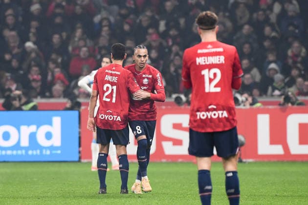 LOSC Lille v Olympique de Marseille - Ligue 1 McDonald s 2025 2026 08 Ethan MBAPPE (losc) during the Ligue 1 McDonald s match between Lille and Marseille at Stade Pierre Mauroy on December 5, 2025 in Lille, France. Lille France  Copyright: xFEPx 776348226