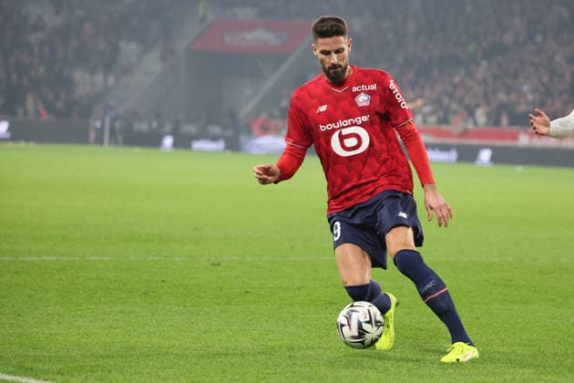 FOOTBALL : LOSC Lille vs Olympique de Marseille - Ligue 1 J15 - 05 12 2025 Olivier GIROUD (LOSC Lille) lors du match LOSC Lille vs Olympique de Marseille, Ligue 1 J15, Decathlon Arena stade Pierre Mauroy, le 5 dÃ cembre 2025 - photo Laurent Sanson PsnewZ  Copyright: xLaurentxSANSONx xPsnewZx