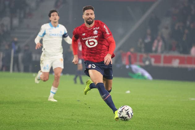 FOOTBALL : LOSC Lille vs Olympique de Marseille - Ligue 1 J15 - 05 12 2025 Olivier GIROUD (LOSC Lille) lors du match LOSC Lille vs Olympique de Marseille, Ligue 1 J15, Decathlon Arena stade Pierre Mauroy, le 5 dÃ cembre 2025 - photo Laurent Sanson PsnewZ  Copyright: xLaurentxSANSONx xPsnewZx