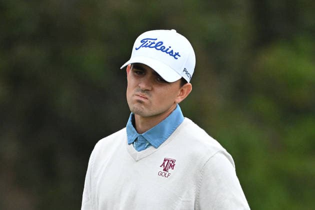 GOLF AUSTRALIAN OPEN, Daniel Rodrigues of Portugal reacts after playing a shot on the 4th hole during round three of the Australian Open Golf tournament at the Royal Melbourne Golf Club in Melbourne, Saturday, December 6, 2025. ( NO ARCHIVING, EDITORIAL USE ONLY MELBOURNE VICTORIA AUSTRALIA  Copyright: xJAMESxROSSx 20251206120927275146