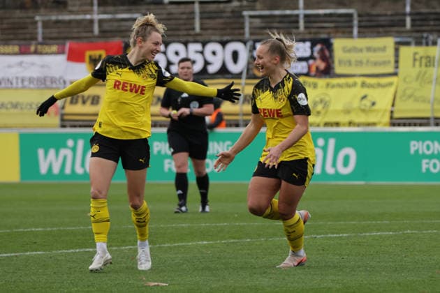 06.12.2025, xgrfx, Fussball Frauen Regionalliga West, Borussia Dortmund - 1. FC Köln U21, U 21 v.l. Tor, Celina Baum (Borussia Dortmund) (DFL DFB REGULATIONS PROHIBIT ANY USE OF PHOTOGRAPHS as IMAGE SEQUENCES and or QUASI-VIDEO) Dortmund