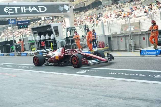 Formula 1 Etihad Airways Abu Dhabi Grand Prix 2025 06.12.2025, Yas Marina Circuit, Abu Dhabi, Formula 1 Etihad Airways Abu Dhabi Grand Prix 2025 , im Bild Charles Leclerc (MCO), Scuderia Ferrari HP