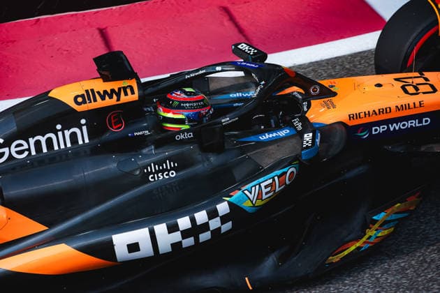 F1 - ABU DHABI GRAND PRIX 2025 81 PIASTRI Oscar (aus), McLaren F1 Team MCL39, action during the 2025 Formula 1 Abu Dhabi Grand Prix, 24th round of the 2025 FIA Formula One World Championship, WM, Weltmeisterschaft from December 05 to 07, 2025 on the Yas Marina Circuit, in Abu Dhabi, United Arab Emirates - Abu DhabiUnited Arab Emirates  Copyright: xDPPIx
