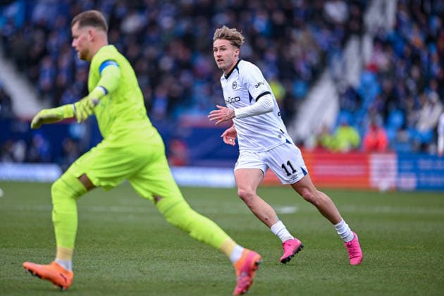 06.12.2025, Fussball, 2. Bundesliga, 15. Spieltag Saison 2025 2026, VfL Bochum - DSC Arminia Bielefeld, Joel Grodowski (DSC Arminia Bielefeld) xRHR-FOTO TKx