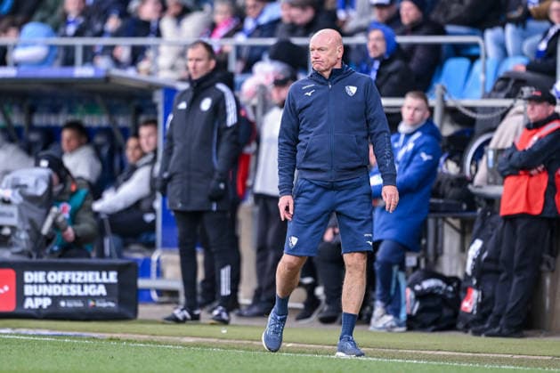 06.12.2025, Fussball, 2. Bundesliga, 15. Spieltag Saison 2025 2026, VfL Bochum - DSC Arminia Bielefeld, Trainer Uwe Rösler (VfL Bochum 1848) xRHR-FOTO TKx