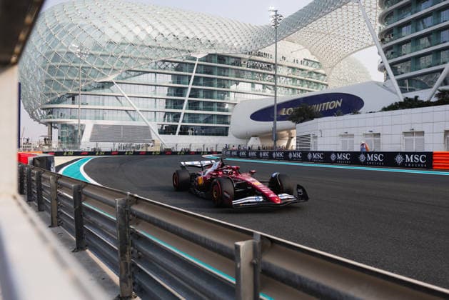December 6, 2025, Abu Dhabi, Abu Dhabi, United Arab Emirates: 16 CHARLES LECLERC (MCO, Scuderia Ferrari F1 Team) during Free Practice FP3 on Saturday at the Formula 1 Etihad Airways Abu Dhabi Prix 2025 at the Yas Marina Circuit in Abu Dhabi, United Arab Emirates Abu Dhabi United Arab Emirates - ZUMAr193 20251206_zsp_r193_085 Copyright: xSaraxRuffonix