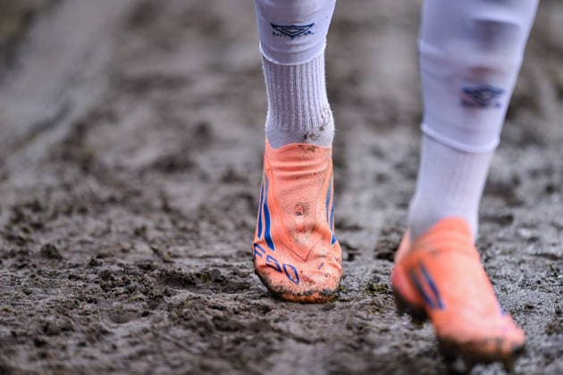 06.12.2025, Fussball, 2. Bundesliga, 15. Spieltag Saison 2025 2026, VfL Bochum - DSC Arminia Bielefeld, Feature Schuhe, xRHR-FOTO TKx
