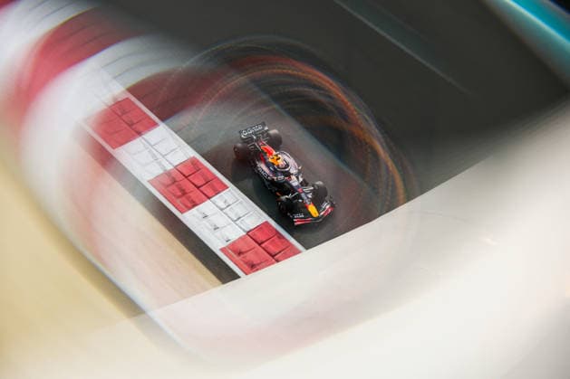 Abu Dhabi Grand Prix 2025 - Practice and Qualifying Max Verstappen (Ned) of Oracle Red Bull Racing 1 on Saturday during the Formula 1 Etihad Airways Abu Dhabi Grand Prix 2025 at the Yas Marina Circuit on December 6, 2025 Photo by Antoine Lapeyre ABACAPRESS.COM Abu Dhabi United Arab Emirates  Copyright: xLapeyrexAntoine ABACAx