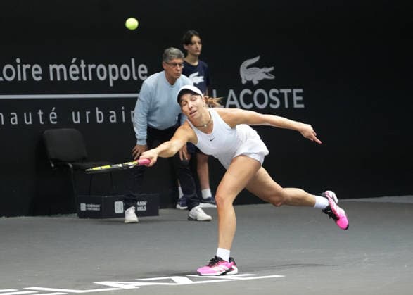 December 6, 2025, Trelaze, Bretagne, France: Tamara Korpatsch of Germany lors de l Open d Angers 1 2 Finale Femmes 2025, le 6 do cembre 2025 o Tro laze, France - Photo : Trelaze France - ZUMAl193 20251206_zsp_l193_025 Copyright: xLaurentxLairysx