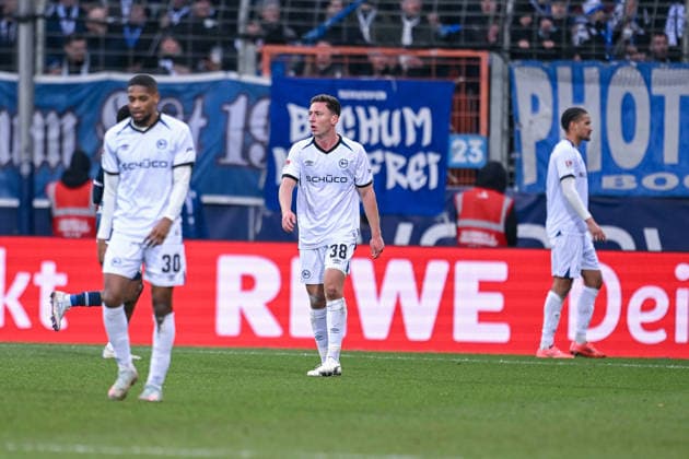 06.12.2025, Fussball, 2. Bundesliga, 15. Spieltag Saison 2025 2026, VfL Bochum - DSC Arminia Bielefeld, Marius Wörl (DSC Arminia Bielefeld) xRHR-FOTO TKx