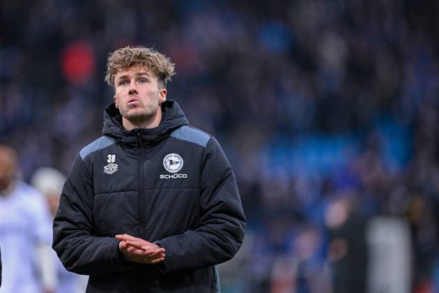 06.12.2025, Fussball, 2. Bundesliga, 15. Spieltag Saison 2025 2026, VfL Bochum - DSC Arminia Bielefeld, Joel Grodowski (DSC Arminia Bielefeld) xRHR-FOTO TKx