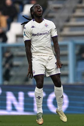 Mp Reggio Emilia 06 12 2025 - campionato di calcio serie A Sassuolo-Fiorentina foto Matteo Papini Image nella foto: Moise Kean 