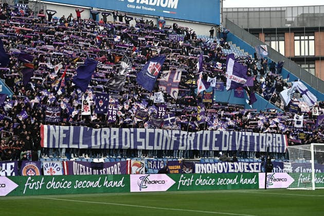 Mp Reggio Emilia 06 12 2025 - campionato di calcio serie A Sassuolo-Fiorentina foto Matteo Papini Image nella foto: tifosi Fiorentina 