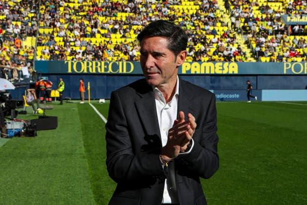 December 6, 2025, Villarreal, Castellon, SPAIN: Marcelino, head coach of Villarreal CF, gestures during the Spanish league, LaLiga EA Sports, football match played between Villarreal CF and Getafe CF at La Ceramica stadium on December 6, 2025, in Villarreal, Spain. Villarreal SPAIN - ZUMAa181 20251206_zaa_a181_097 Copyright: xIvanxTerronx