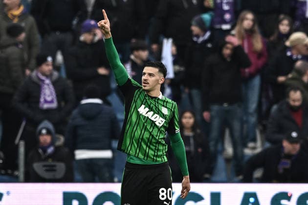 Mp Reggio Emilia 06 12 2025 - campionato di calcio serie A Sassuolo-Fiorentina foto Matteo Papini Image nella foto: esultanza gol Tark Muharemovic 