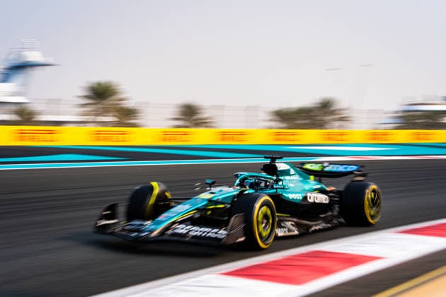 December 6, 2025, Abu Dhabi, United Arab Emirates: Aston Martin Aramco F1 Team s Canadian driver Lance Stroll seen in action during the free practice three of the Formula 1 Abu Dhabi Grand Prix 2025.at Yas Marina Circuit. Abu Dhabi United Arab Emirates - ZUMAs197 20251206_aaa_s197_033 Copyright: xLucaxMartinix