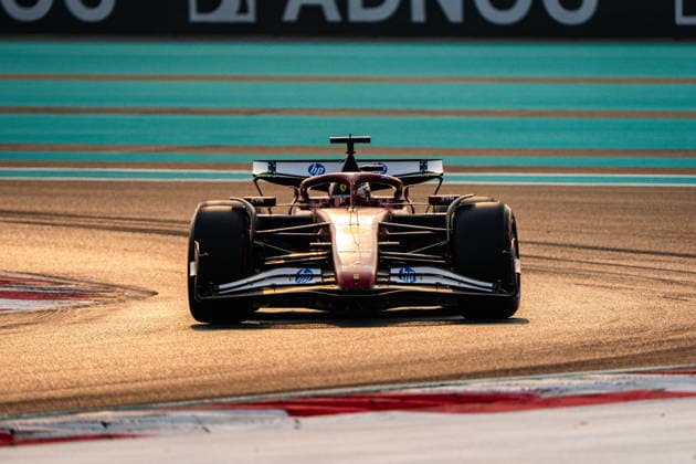 December 6, 2025, Abu Dhabi, United Arab Emirates: Scuderia Ferrari HP F1 Team s Monegasque driver Charles Leclerc seen in action during the free practice three of the Formula 1 Abu Dhabi Grand Prix 2025 at Yas Marina Circuit. Abu Dhabi United Arab Emirates - ZUMAs197 20251206_aaa_s197_041 Copyright: xLucaxMartinix
