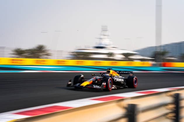 December 6, 2025, Abu Dhabi, United Arab Emirates: Oracle Red Bull Racing Dutch driver Max Verstappen seen in action during the free practice three of the Formula 1 Abu Dhabi Grand Prix 2025 at Yas Marina Circuit. Abu Dhabi United Arab Emirates - ZUMAs197 20251206_aaa_s197_050 Copyright: xLucaxMartinix
