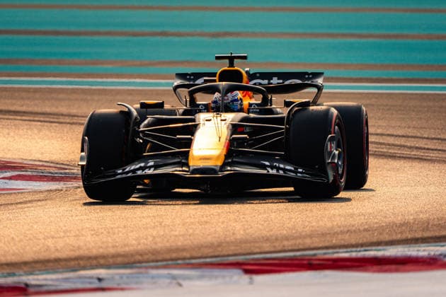 December 6, 2025, Abu Dhabi, United Arab Emirates: Oracle Red Bull Racing Dutch driver Max Verstappen seen in action during the free practice three of the Formula 1 Abu Dhabi Grand Prix 2025 at Yas Marina Circuit. Abu Dhabi United Arab Emirates - ZUMAs197 20251206_aaa_s197_052 Copyright: xLucaxMartinix