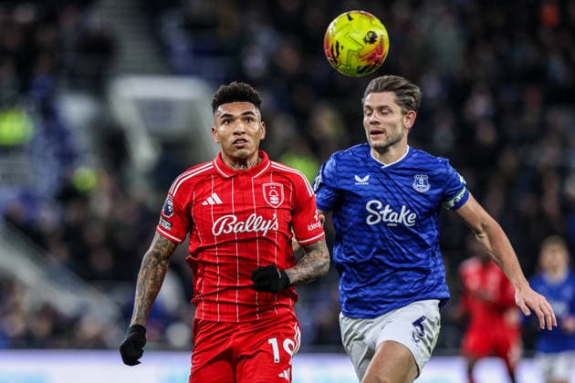 Premier League Everton v Nottingham Forest Igor Jesus of Nottingham Forest in action during the Premier League match Everton vs Nottingham Forest at Hill Dickinson Stadium, Liverpool, United Kingdom, 6th December 2025 (Photo by Alfie Cosgrove News Images) Liverpool Hill Dickinson Stadium Merseyside United Kingdom Copyright: xAlfiexCosgrove NewsxImagesx