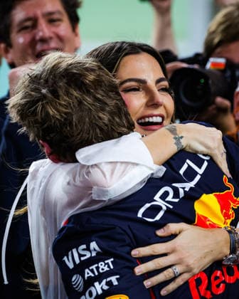 F1 - ABU DHABI GRAND PRIX 2025 PIQUET Kelly (bra), with VERSTAPPEN Max (ned), Red Bull Racing RB21, portrait during the 2025 Formula 1 Abu Dhabi Grand Prix, 24th round of the 2025 FIA Formula One World Championship, WM, Weltmeisterschaft from December 05 to 07, 2025 on the Yas Marina Circuit, in Abu Dhabi, United Arab Emirates - Abu DhabiUnited Arab Emirates  Copyright: xFLORENTxGOODENx