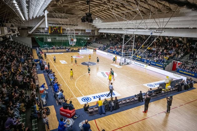 Basketball Berlin 06.12.2025 Saison 2025 2026 DBBL 1. Bundesliga Alba Berlin - Rutronik Stars Keltern sömmeringhalle