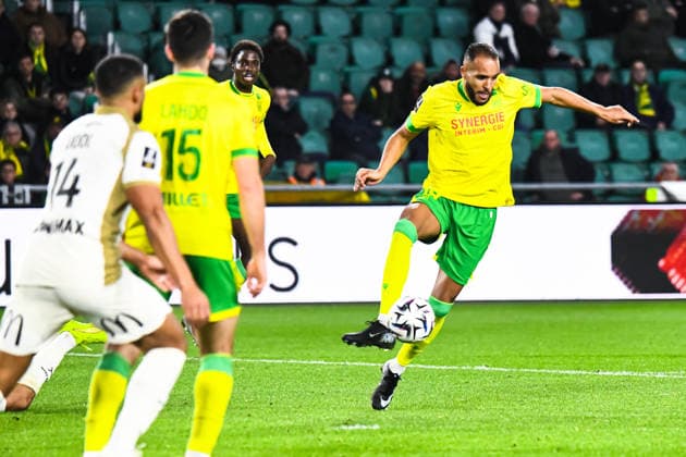 FOOTBALL : FC Nantes vs RC Lens - Ligue 1 - JournÃ e 15 - 06 12 2025 Youssef El Arabi (FC NANTES) NantesFrance  Copyright: xBaptistexAutissierx