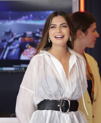 06.12.2025, Yas Marina Circuit, Abu Dhabi, Formula 1 Etihad Airways Abu Dhabi Grand Prix 2025 , im Bild Kelly Piquet, Freundin von Max Verstappen (NLD), Oracle Red Bull Racing (Photo by Alessandro Martellotta Hasan Bratic DeFodi Images)