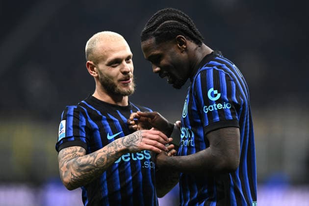 Db Milano 06 12 2025 - campionato di calcio serie A Inter-Como foto Daniele Buffa Image nella foto: esultanza gol Marcus Thuram 